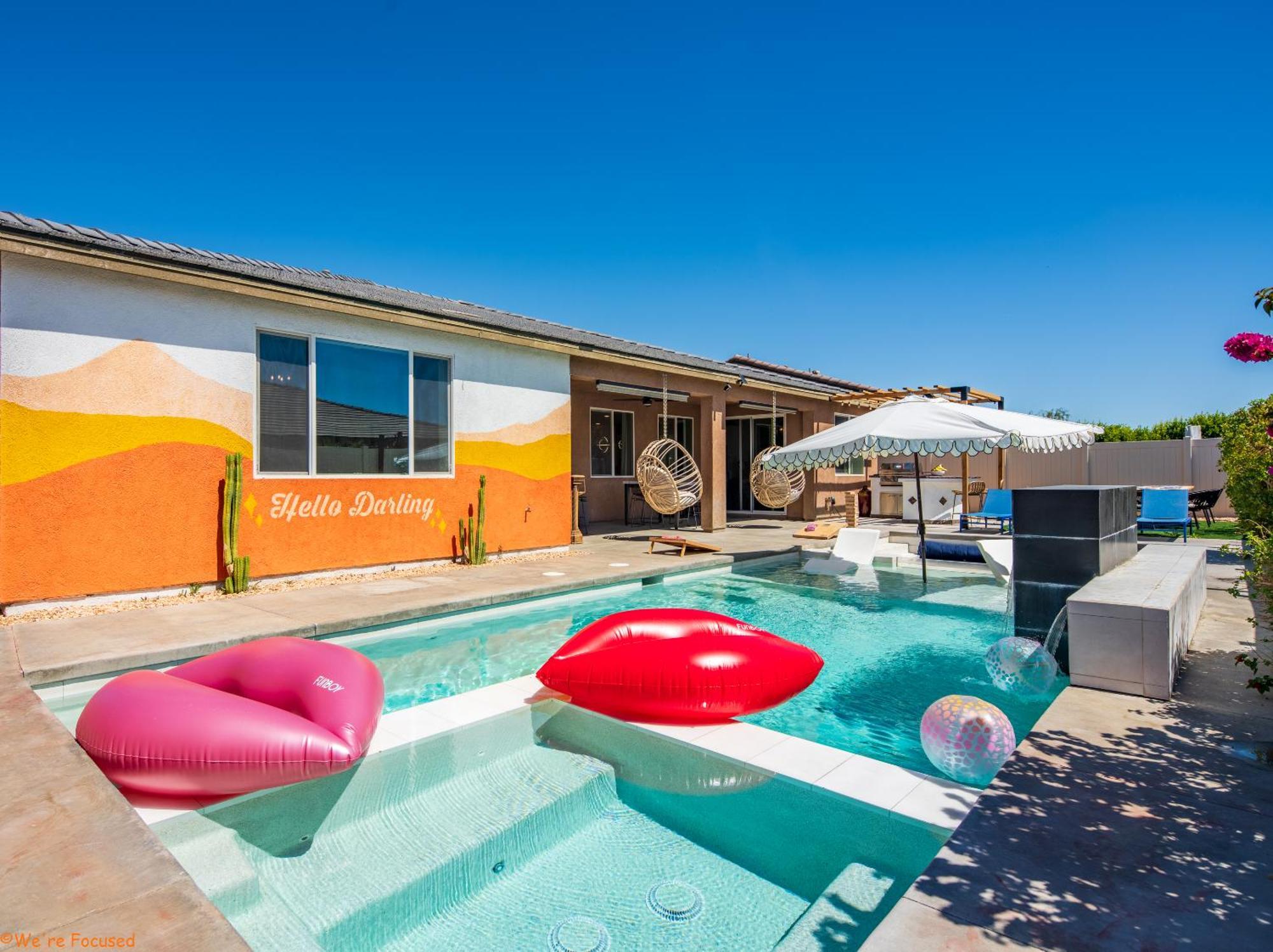 Willa 5Br3B Pool, 2Mi To Fstvals, Ev Chrgr, Gym, Games Indio Zewnętrze zdjęcie