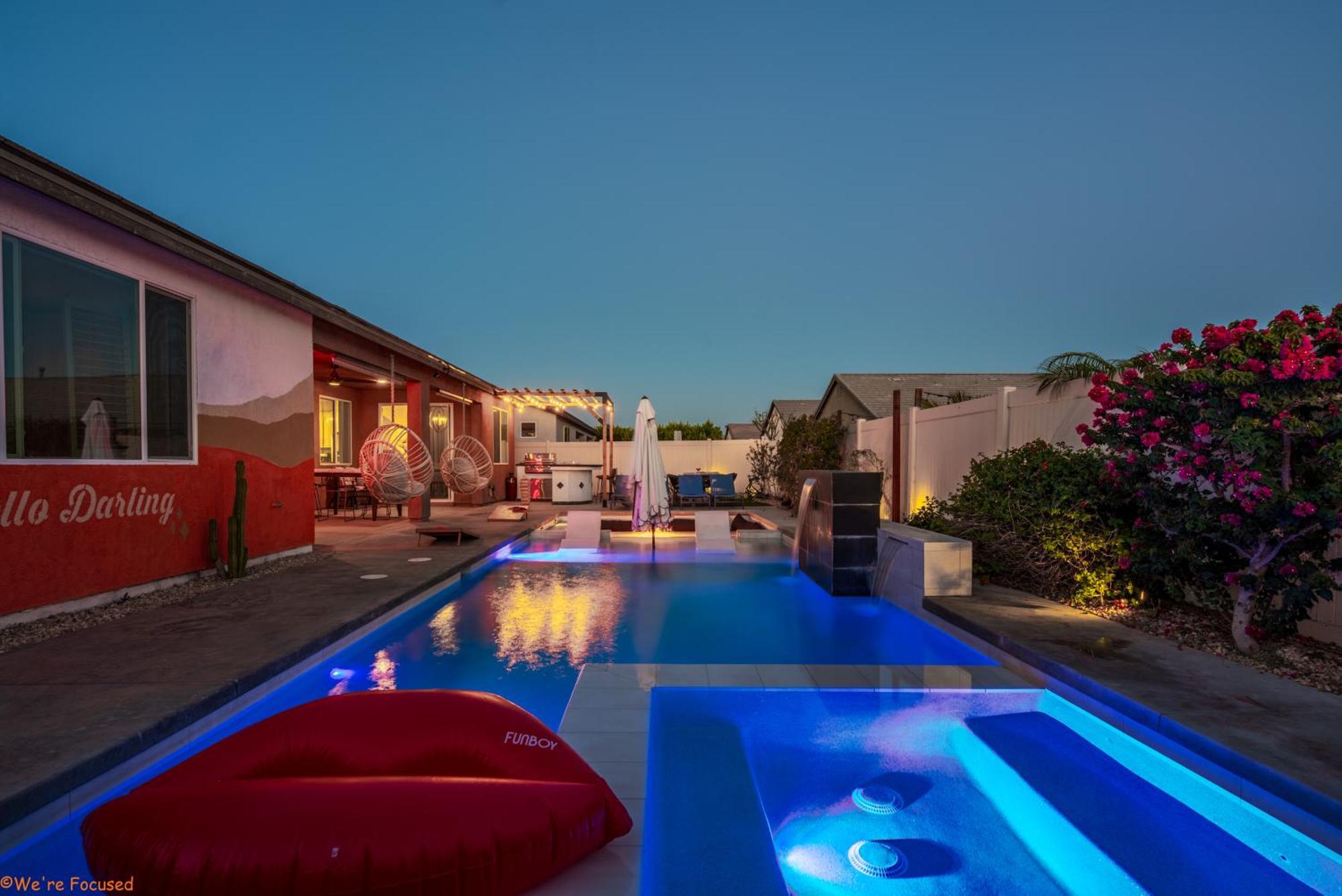 Willa 5Br3B Pool, 2Mi To Fstvals, Ev Chrgr, Gym, Games Indio Zewnętrze zdjęcie